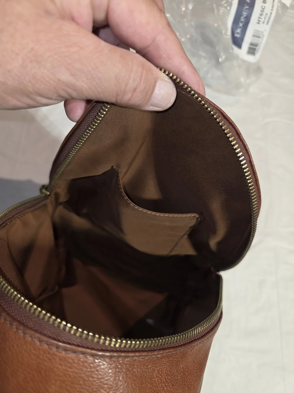 Fossil Brown Leather Mini Backpack - Classic Women's Bag